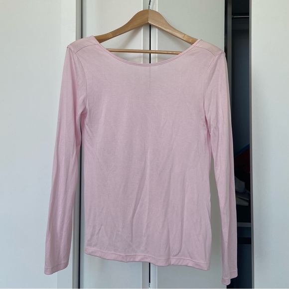 Athleta - Waterfall Front LS Top - Size Small - Delicate Pink NWT - Picture 5 of 16